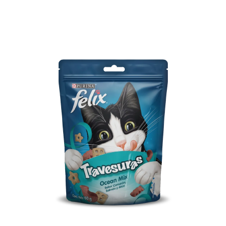 comida para gato felix travesuras ocean mix