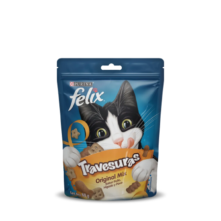 comida para gato felix travesuras original mix