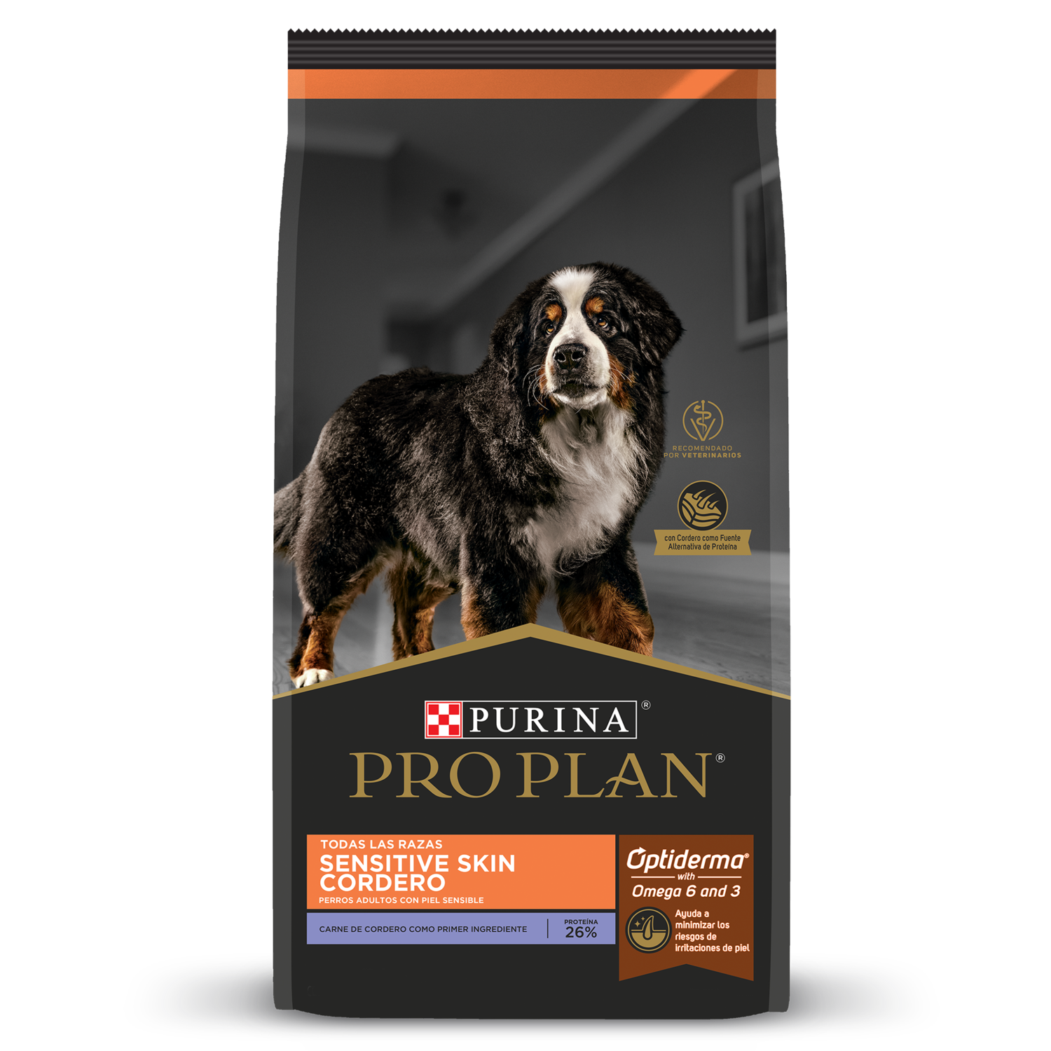 Alimento para perros Purina Pro Plan Sensitive Skin Cordero todas las razas con OptiDerma.